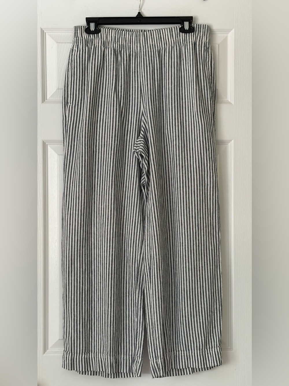Old Navy High Rise Wide Leg Linen Blend Pants Size M EUC